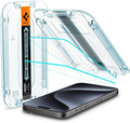 Tempered Glass Screen Protector [GlasTR EZ FIT] designed for iPhone 15 Pro [Case Friendly] - 2 Pack | 9H Hardness