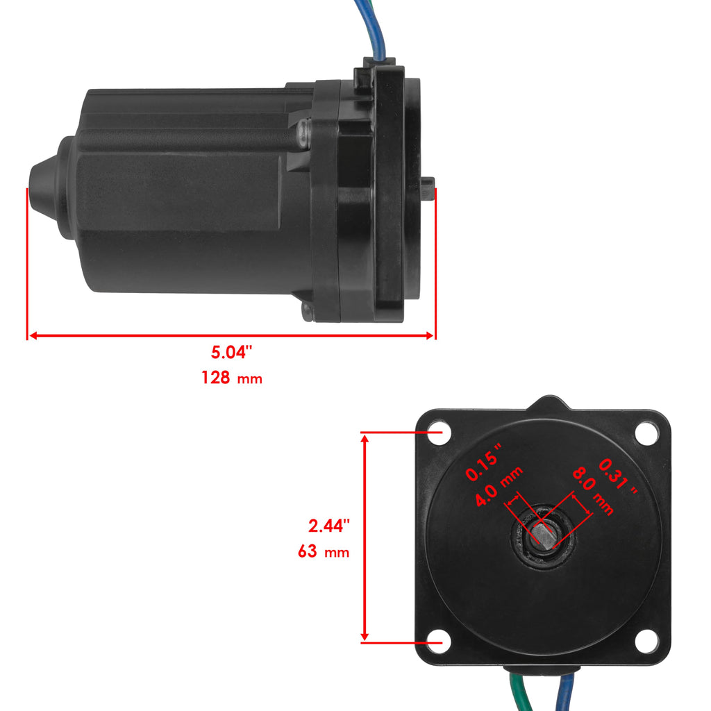 Caltric Power Tilt Trim Motor Compatible with Honda Outboard BF40 BF50 Engines 2004-UP