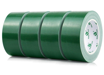 4-Pack Green Heavy Duty Duct Tape, 9 Mil Thick, 2” x 35 Yards
