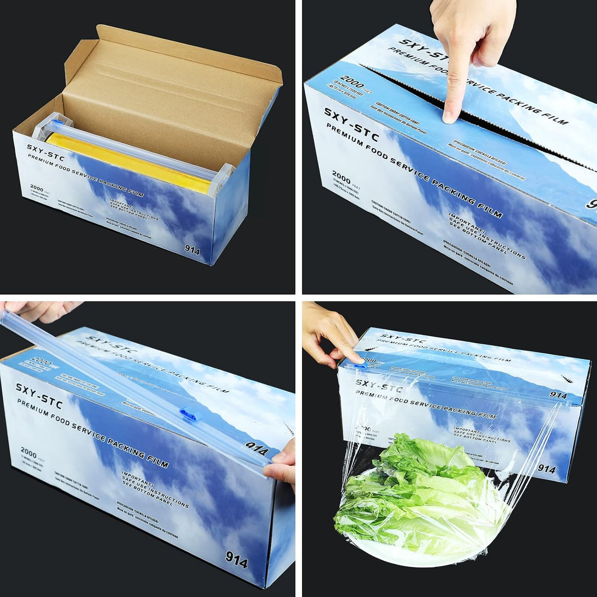 18 Inch x 3000 Feet Plastic Cling Wrap