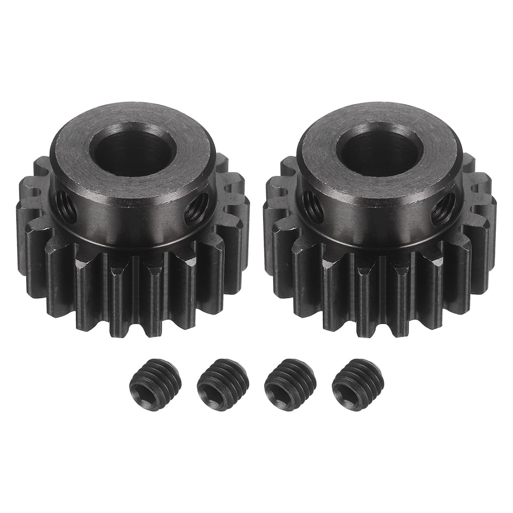 DTGN Spur Gear 1.5Mod 19 Teeth 12mm Thickness 8mm Bore 2Pcs