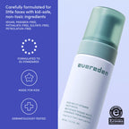 Unscented Kids Face Wash, Safe for Sensitive Skin & Gentle
