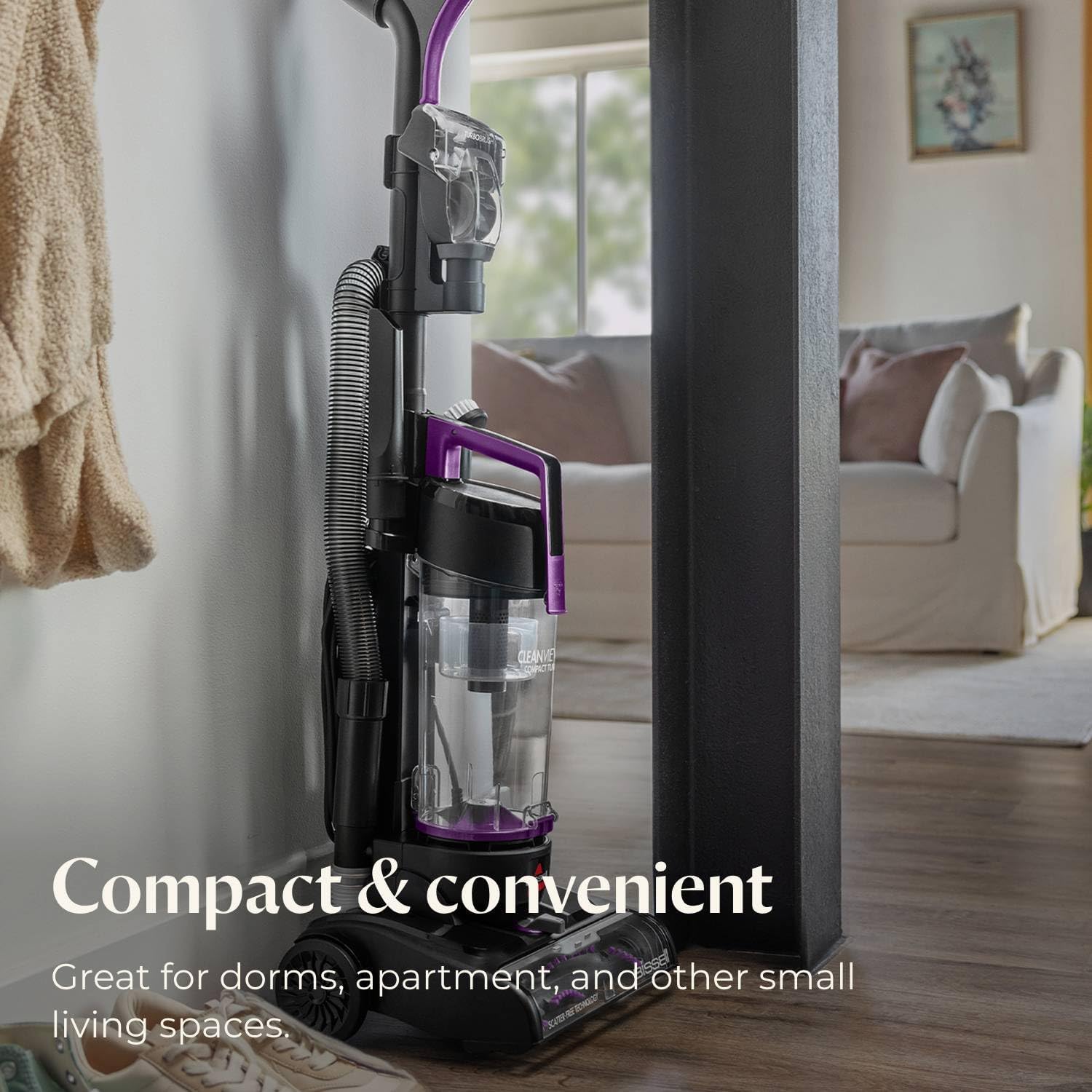 CleanView Compact Turbo Upright Vacuum, 3437F | Full-size power in compact form; quick release wand; designed for