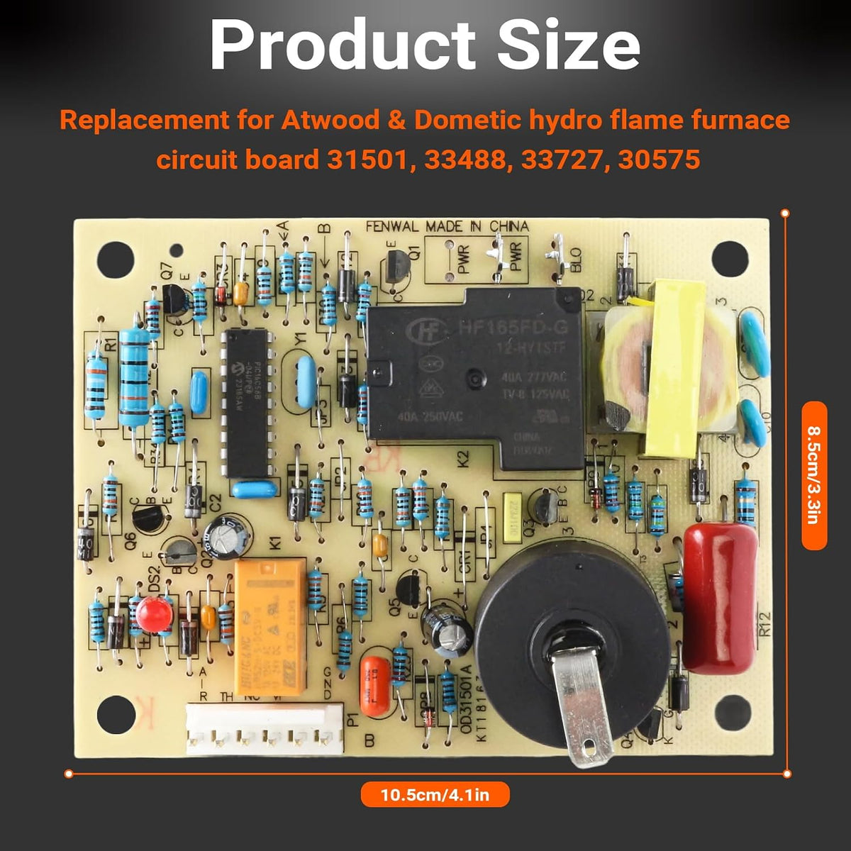 New Upgrade 31501 RV Furnace Ignition Control Board Compatible with Atwood