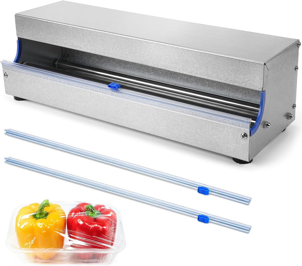 18 Inch Stainless Steel Plastic Wrap Dispenser with Slide Cutter
