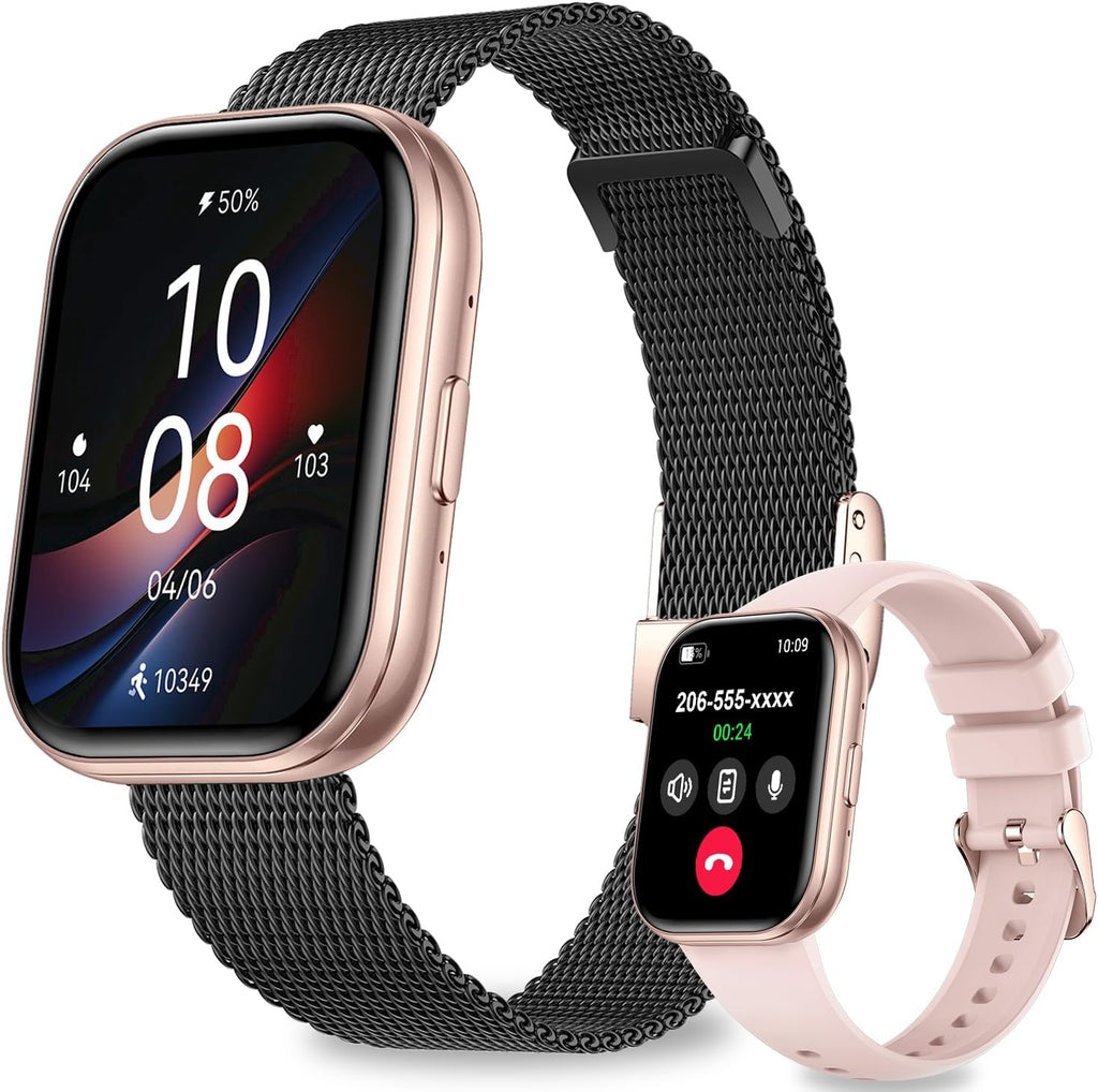 Smart Watches for Women Men, 1.75" HD Screen Smartwatch Answer/Make Call for Android iOS, Fitness Activity Tracker