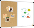 XBoard Magnetic whiteboard 36 x 24 - Combo Whiteboard Dry Erase Board Cork Board 36 x 24