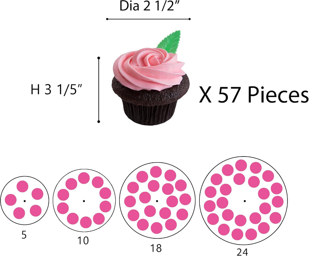 14'' Width XL Large Cupcake Stand 4 Tiered Acrylic Glass Round Cake Stand