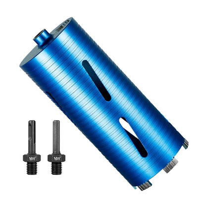Diamond Core Drill Bits 4 1/2" Diameter 10"/254mm Drilling Depth 5/8-11" Thread Core Bit Turbo Laser-Welded Segments