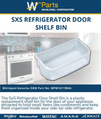 Whirlpool WPW10119846 OEM SxS Refrigerator Door Shelf Bin
