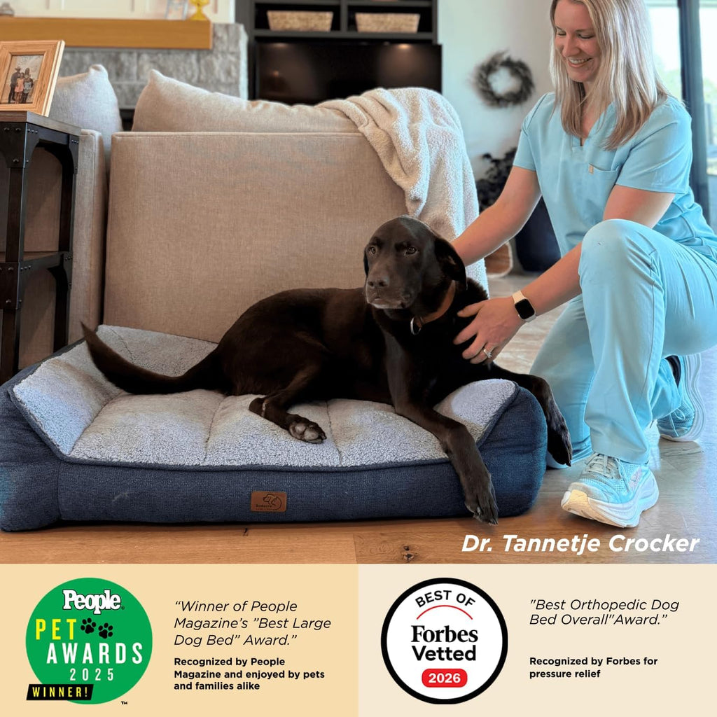 SupportMax XL Pro Orthopedic Dog Beds Large Sized Dog - Extra Thick Supportive Dogs Couch with Waterproof Washable