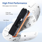 TN433 Black Toner Cartridge Replacement for Brother TN-433 TN433BK