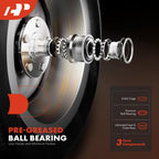 A-Premium 2 x Rear Wheel Bearing and Hub Assembly with 5-Lug