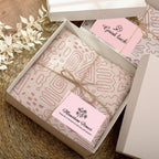 3" x 2" Pink Thermal Label,Self-Adhesive Rectangle Thermal Sticker Labels for Logo Design,Name/Price Tag,Thanks