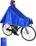 Waterproof Rain Poncho Bike Bicycle Rain Capes Lightweight Compact Reusable for Adults
