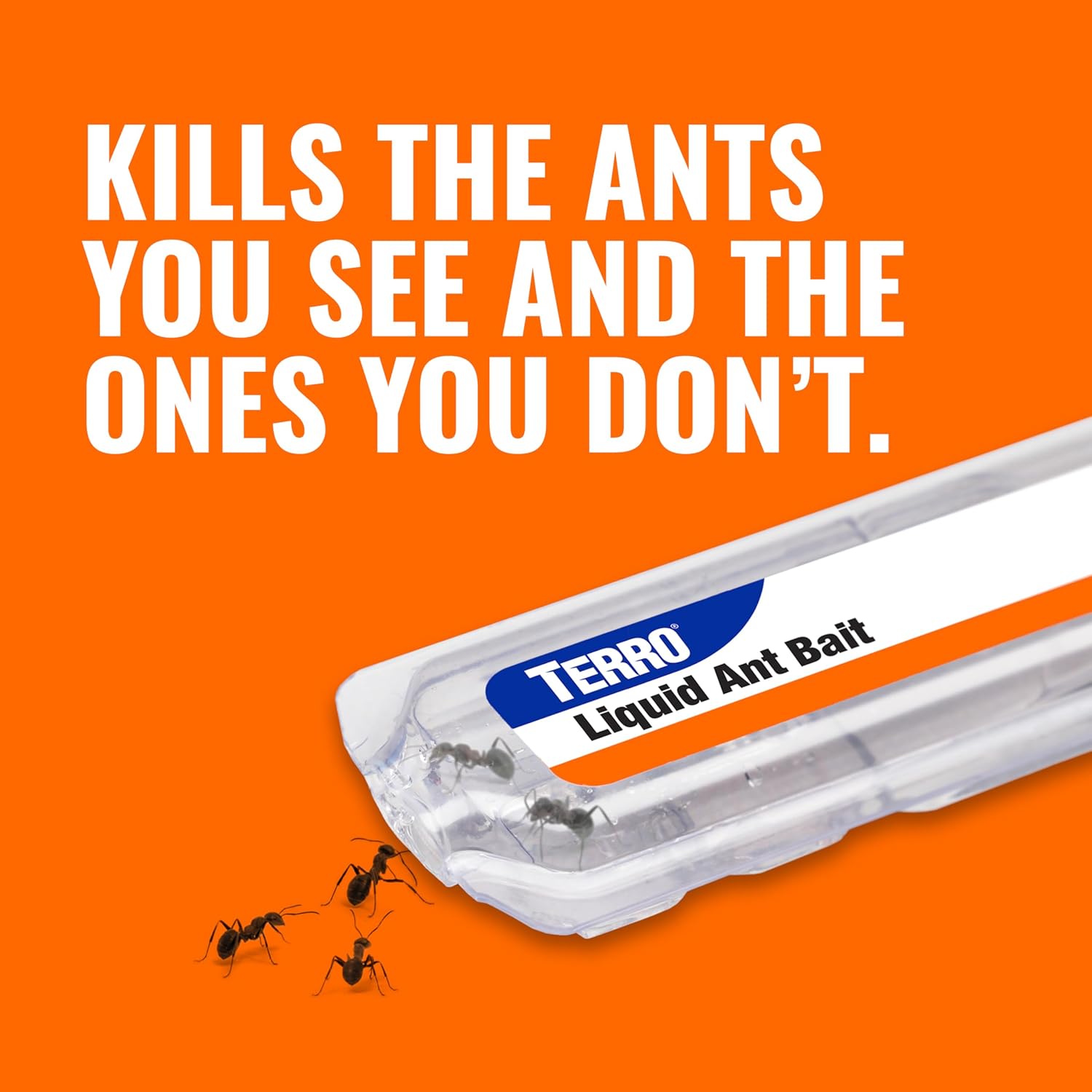 Liquid Ant Killer Bait Stations, Indoor Ant Traps, T300-2, 12-Pack | Borax Formula, Kills the Queen & the Entire