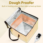 Dough Proofer with Heater, Bread Pizza Dough Proofing kit Temperature Control Proofing Accessories for Making Bread