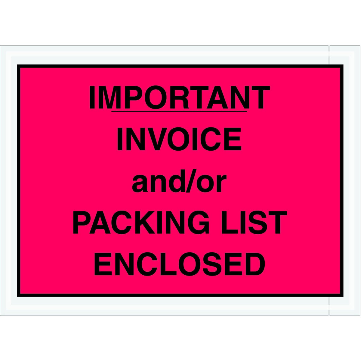 Box Partners PL418 4 .50 in. x 6 in. Packing List- Invoice Enclosed Envelopes
