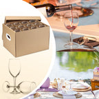 2 Pack Wine Glass Moving Boxes Kitchen Moving Boxes with Handle