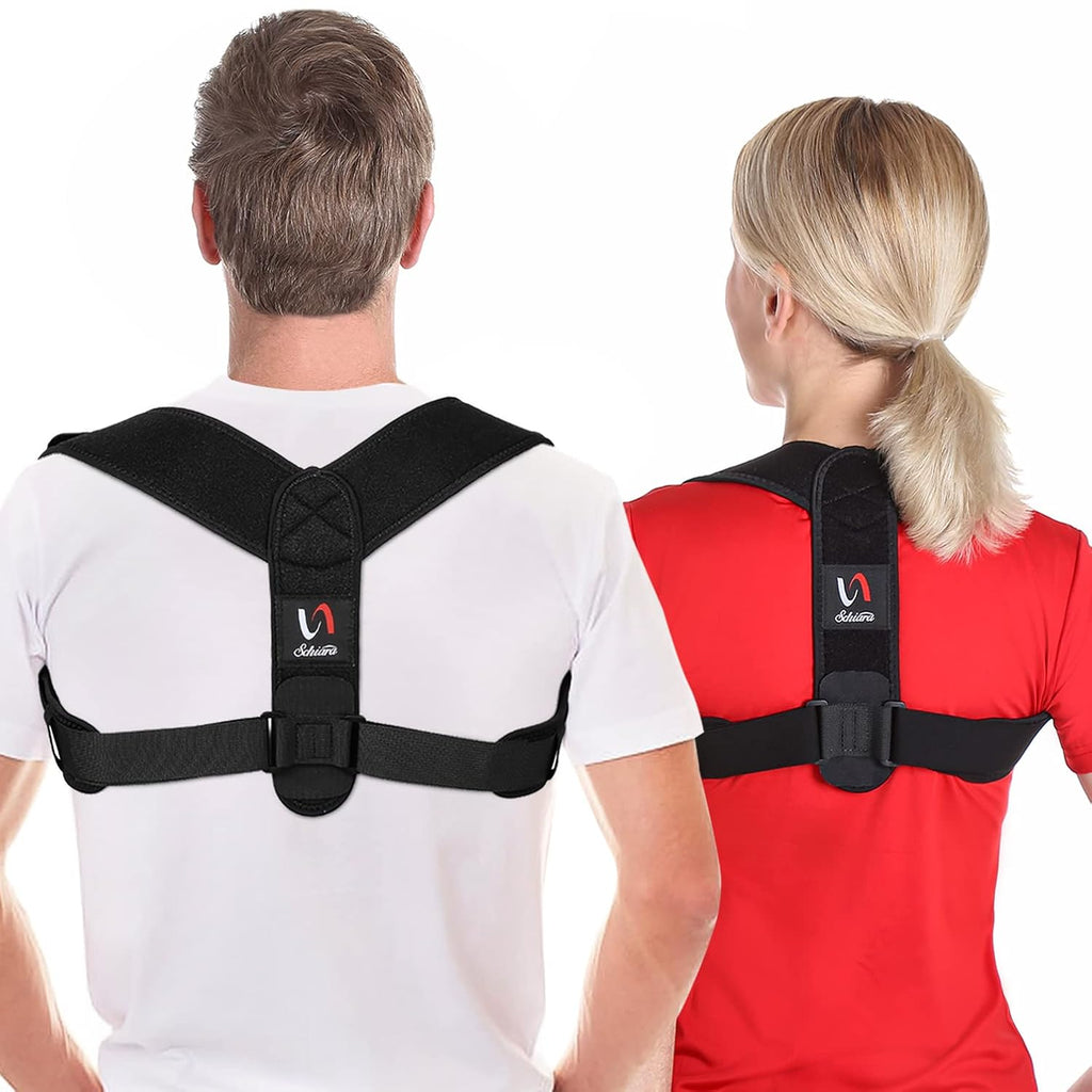 Posture Corrector for Men and Women, Comfortable Upper and Back Brace, Adjustable Back Support for Back, Shoulder and
