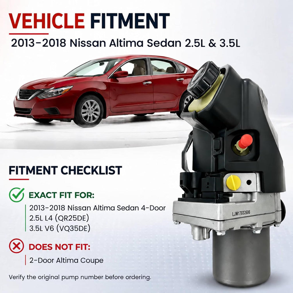 Electric Power Steering Pump Assembly for 2013-2018 Nissan Altima 2.5L