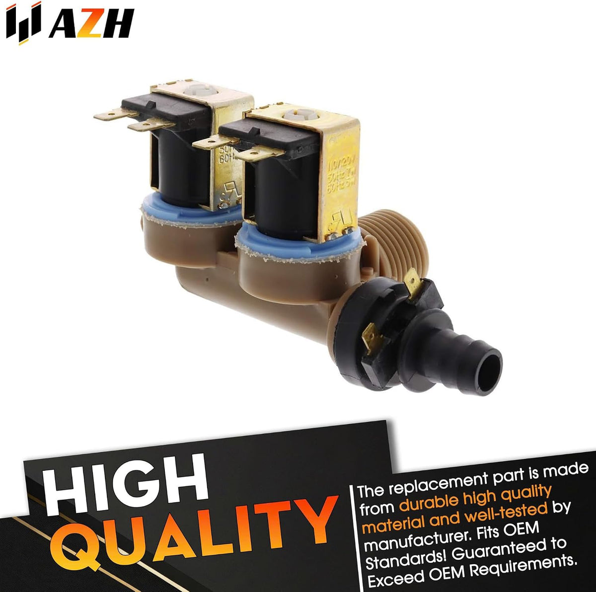 Water Inlet Valve Replacement For Maytag MVWC300VW0 MVWC400VW0 MVWC500VW0 MVWC700VJ0 MVWC700VW0, Crosley CAWS966RQ0 CAWS966RQ1, Estate ETW4300TQ0 ETW4400TQ1 ETW4450TQ0, Magic Chef HTW4300TQ0 Washer