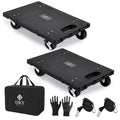 Furniture Dolly 2 Pack, 440LBS per Dolly Flat Moving Cart with Wheels