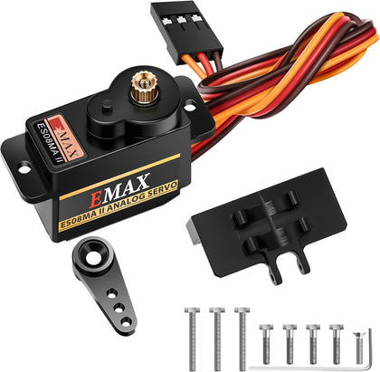RC Servo Steering SCX24 Axial Servo Upgrade with Mount Bracket and Arm for RC Car Boat Model Parts SCX24 Upgrade