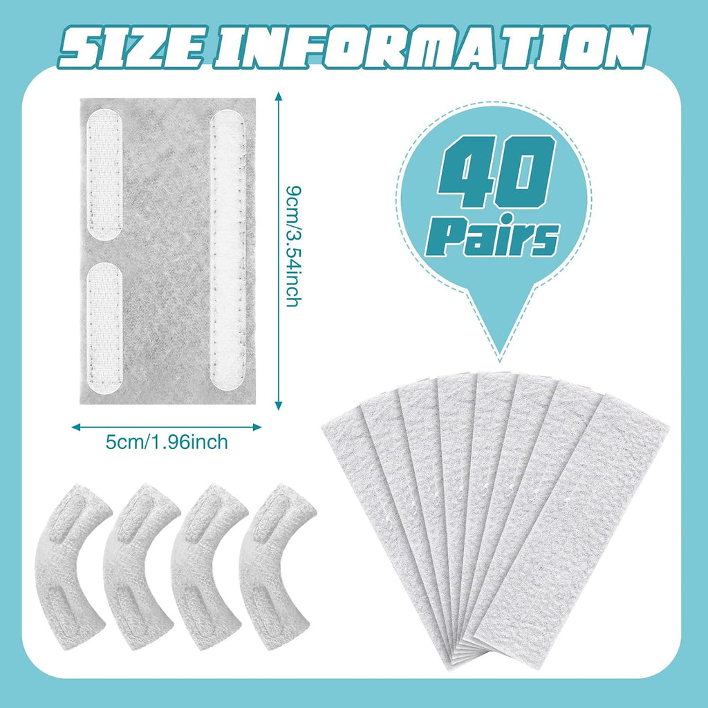 40 Pack Nasal Cannula Ear Cushions Soft Oxygen Pads Comfort Tubing Cushion Wrap Covers for Users to Prevent Cheek