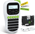 H1100 Label Maker Machine with Tape 12mm Laminated, Handheld Label Maker | Waterproof Labels, Backlight & Qwerty