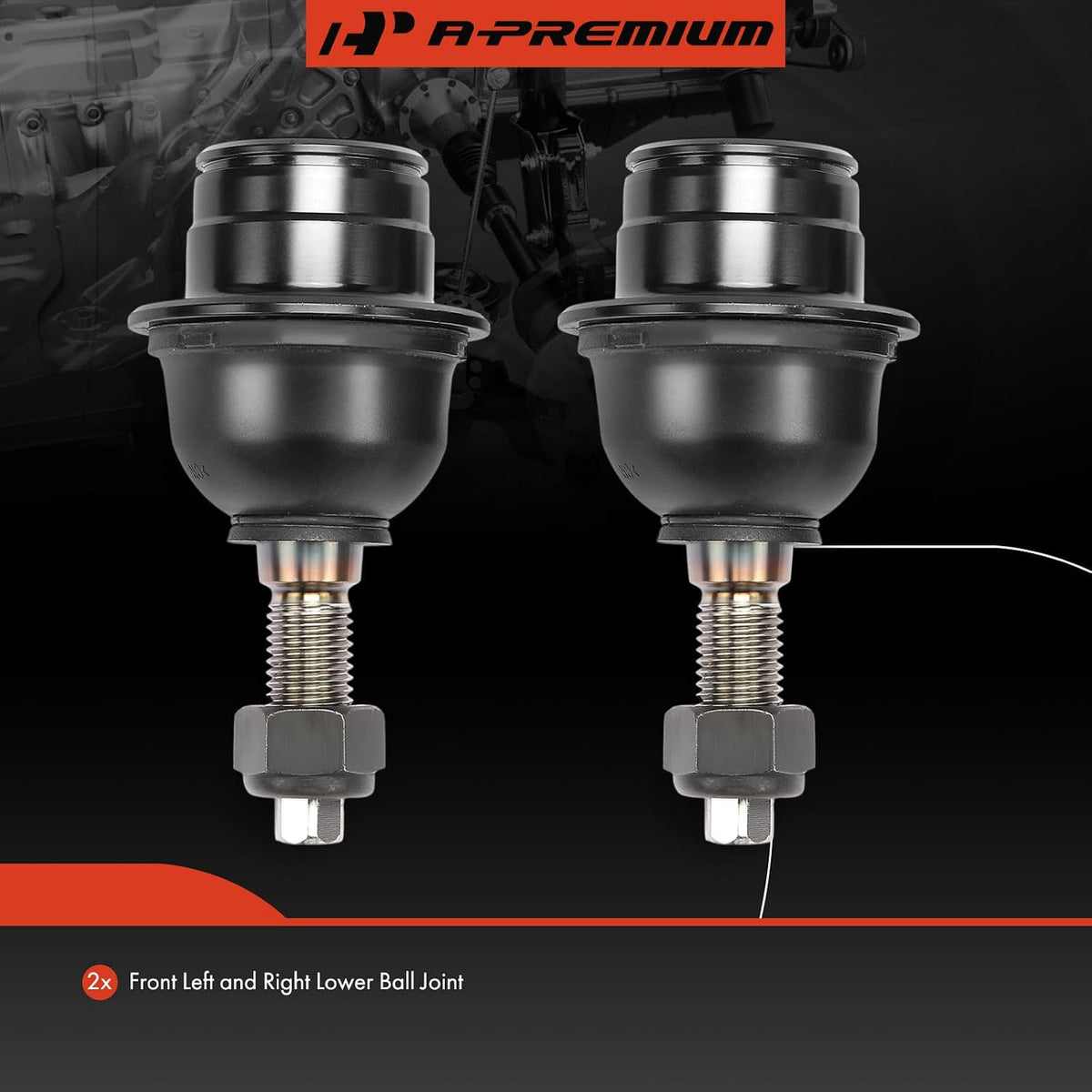A-Premium Front Lower Ball Joint Forge Steel Compatible with Ford & Lincoln