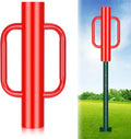 12LB T Post Driver with Handles Heavy Duty Fence Post Driver Post Pounder for T-Posts，U Channel，Metal Post and Sign