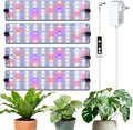 40W Full Spectrum Grow Light, Dimmable Timer, Ultra Thin Linkable | 6/12/16h timer,adjustable brightness,ultra-thin