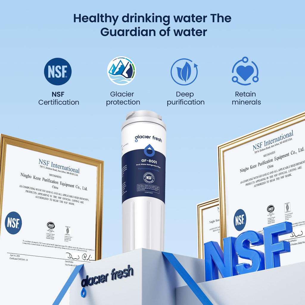 UKF8001 Whirlpool Refrigerator Water Filter 4, 1 Pack