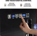 12 Bottle Dual Zone Thermoelectric Wine Cooler