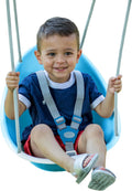 Coconut Toddler Swing – Comfy Baby Swing Outdoor, 3- Point Adjustable Safety Harness, Secure, Safe Quick Click
