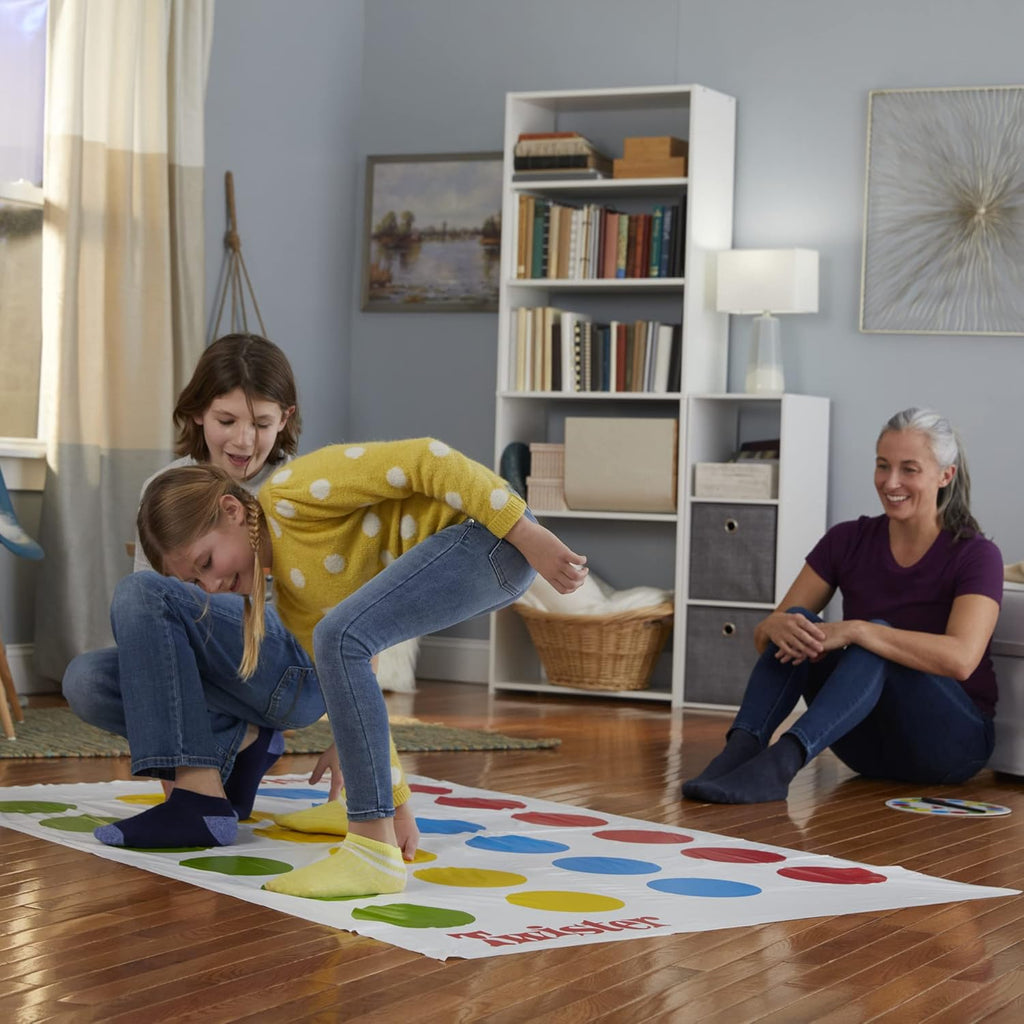 Hasbro Twister Party Classic Board Game for 2 or More Players,Indoor and Outdoor Game for Kids 6 and Up,Packaging May