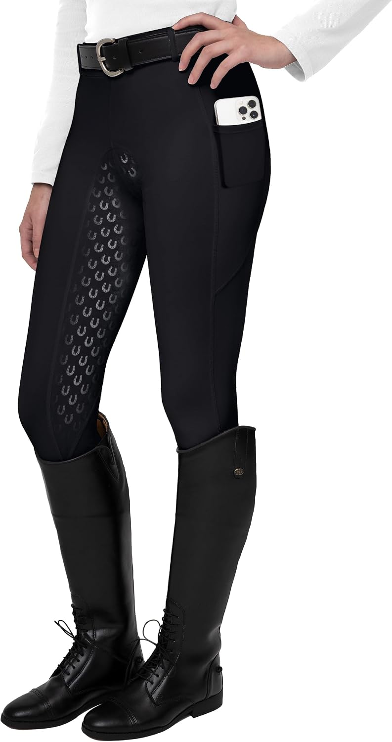 Women's Full Seat Riding Tights Active Silicon Grip Horse Riding Tights Equestrian Breeches