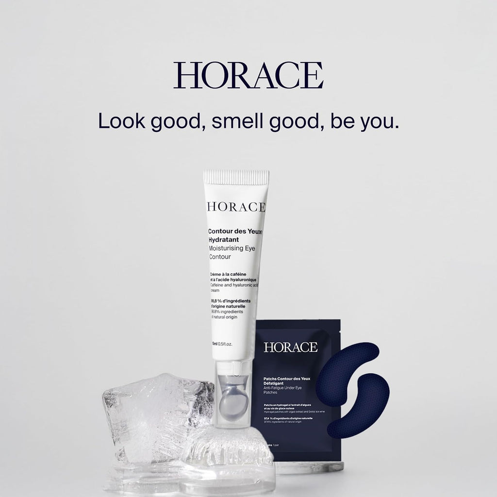 Anti-Fatigue Under-Eye Patches for Men - Dark Circle and Puffiness Reduction - Moisturising & Refreshing Hydrogel