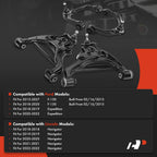 A-Premium Front Upper & Lower Control Arm Kit, with Ball Joint & Bushing