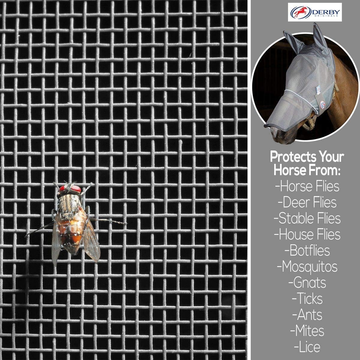 Reflective Fly Mask