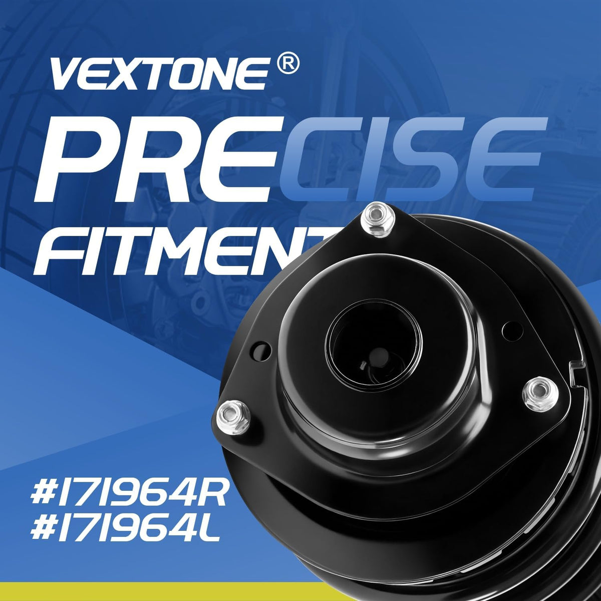 Vextone Front Struts Shocks Fit for 1995-2000 Dodge Caravan, Grand Caravan