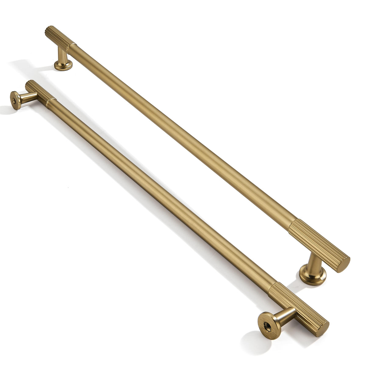2-Pack 12 Inch Hole Center Champagne Bronze Cabinet Pulls Solid Heavy Duty Cabinet Pull is Suitable for Drawers