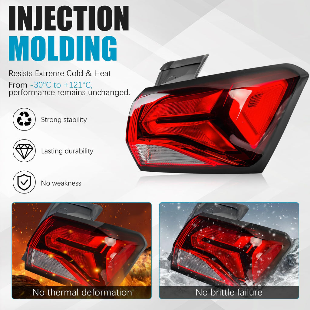 Outer Tail Light Assembly for Chevy Equinox 22-24 Halogen Right