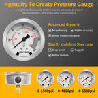 GRYVOZE Hydraulic Nitrogen Accumulator Charging Kit Nitrogen Charge Tool