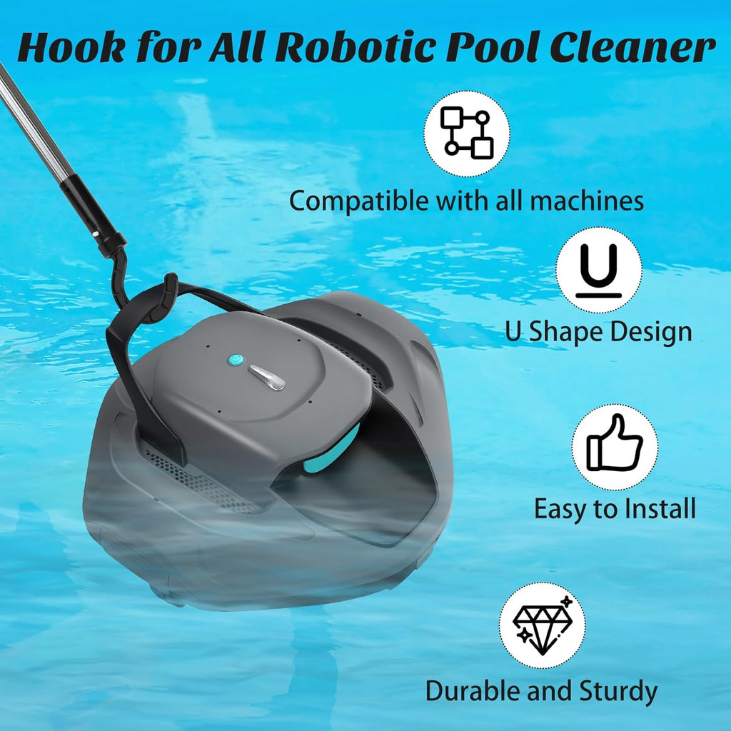 Hook for All Robotic Pool Cleaner, Keyrank Pool Accessories Hook Customized for Pool Vacuum Robot Including