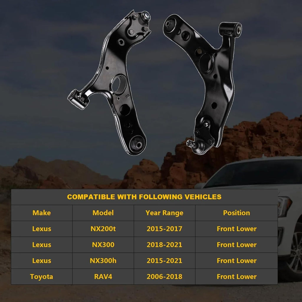 Front Lower Control Arm Kit for Toyota RAV4 2006-2018 K620586 K620587