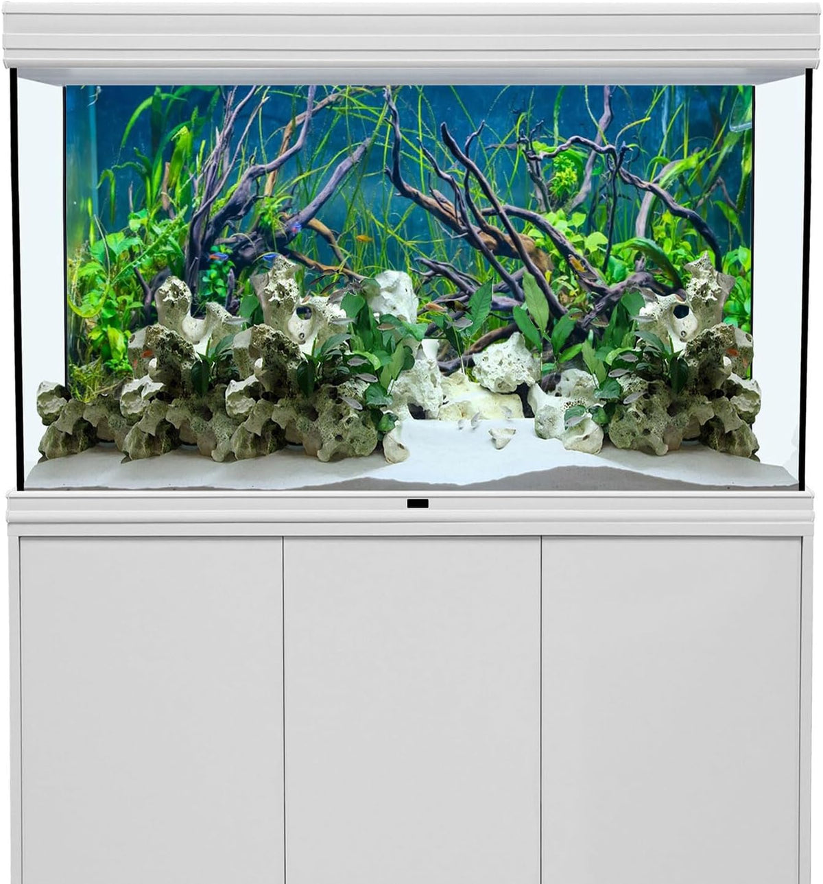 48x24 inches Tropical Fish Tank Background Aquatic Plant Aquarium Backdrop
