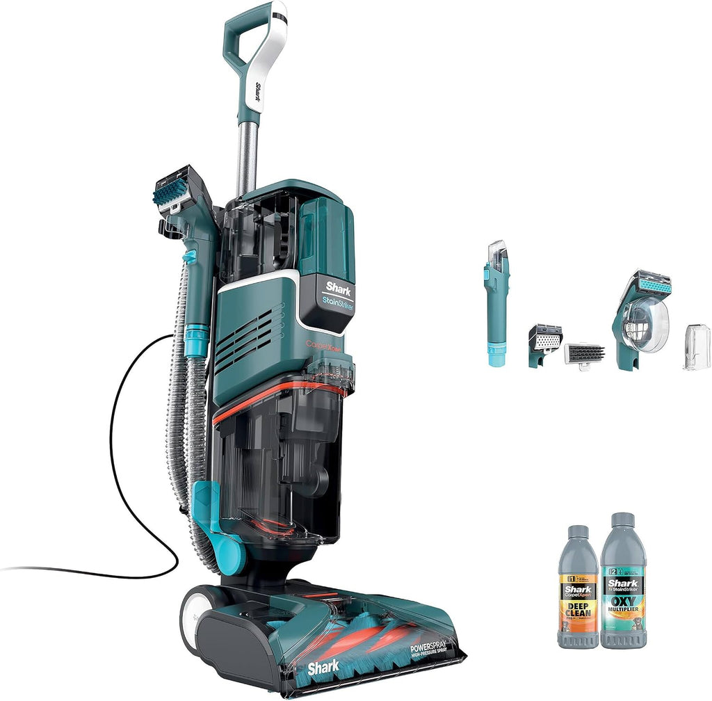 R-EX205 CarpetXpert with Stainstriker Deep Carpet Cleaner, Teal - Certified Refurbished