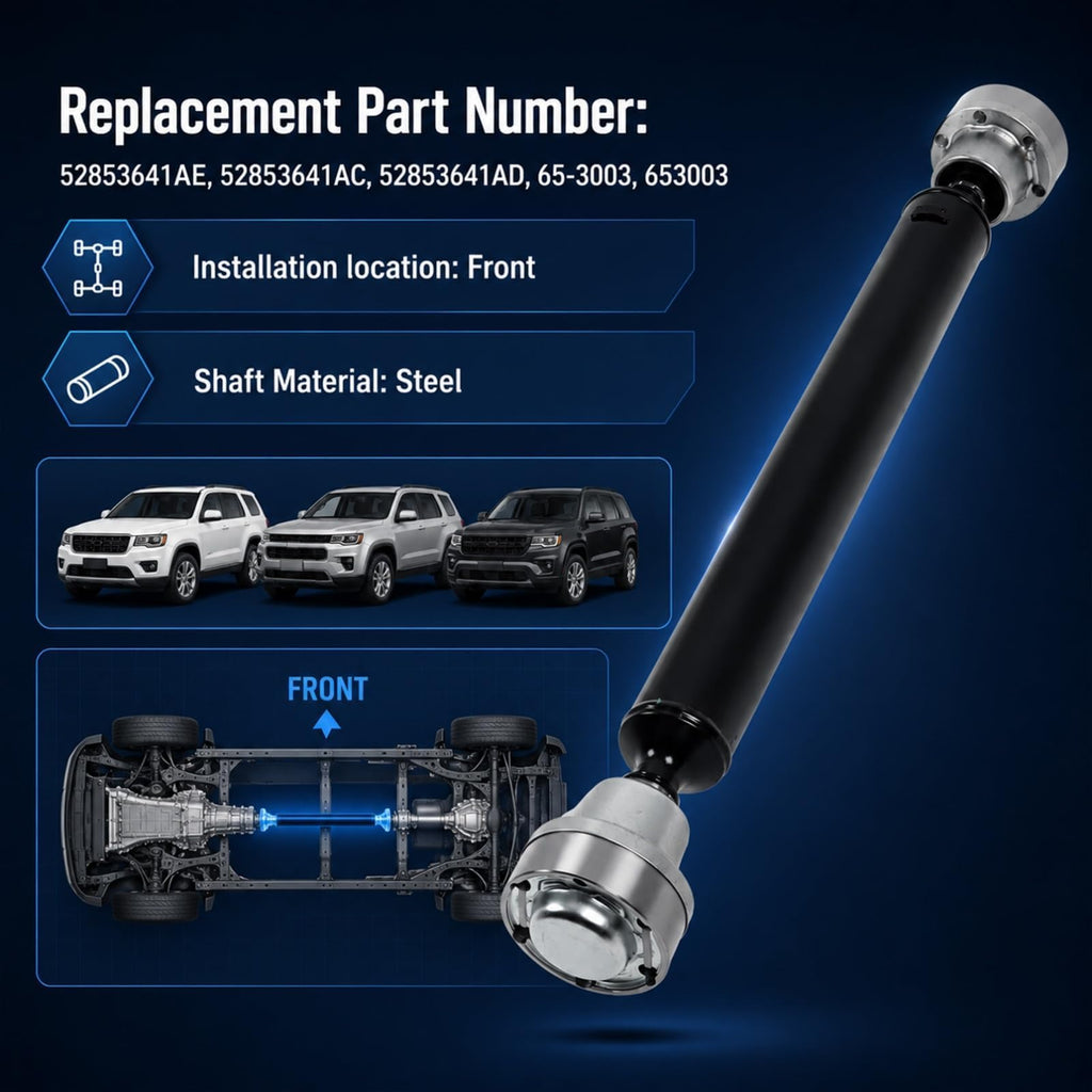 Globclufix Front Drive Shaft Compatible with Durango Grand Cherokee 12-22